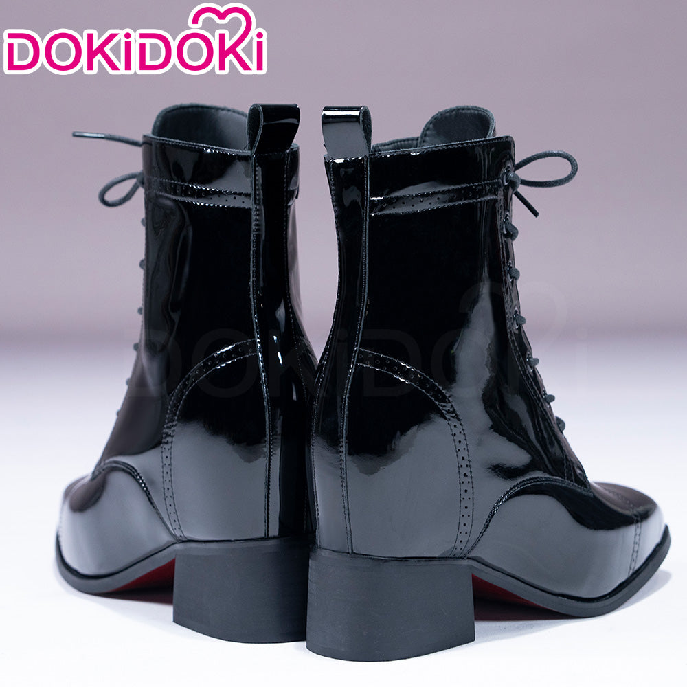 【13.5CM】DokiDoki Height Increasing Shoes / Elevator Shoes Red Sole Bottom Leather Shoes