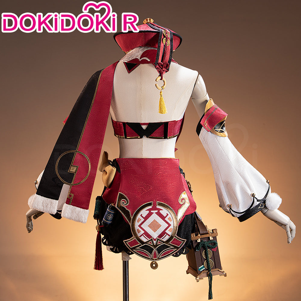 【Size S-2XL】DokiDoki-R Game Genshin Impact Cosplay Yanfei Costume Yan Fei