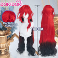 DokiDoki Game Honkai: Star Rail Cosplay Himeko · Nova Wig Long Curly Red Black Gradient Hair Young version Wig Short Curly Red Brown Gradient Hair Murata Himeko