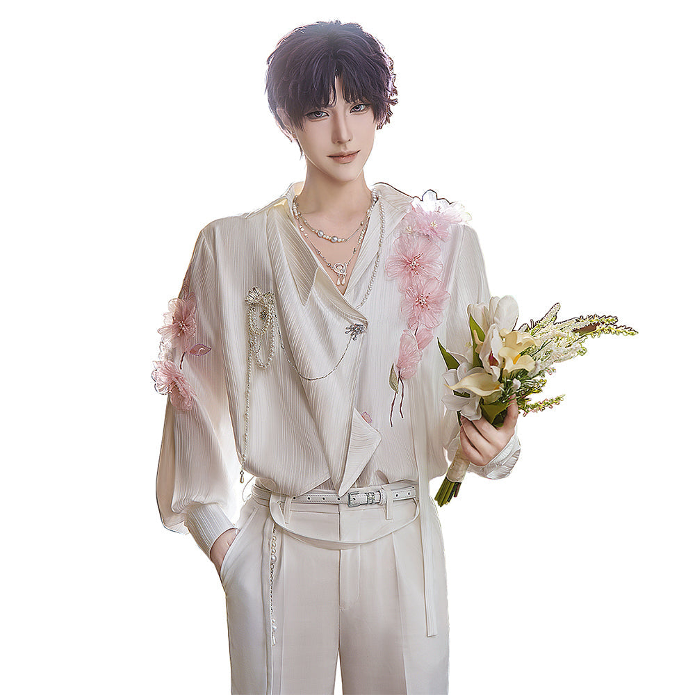 【Ready For Ship】DokiDoki-SR Game Love And Deepspace Cosplay Rafayel Costume Flowering Splendor Spring and Flowers