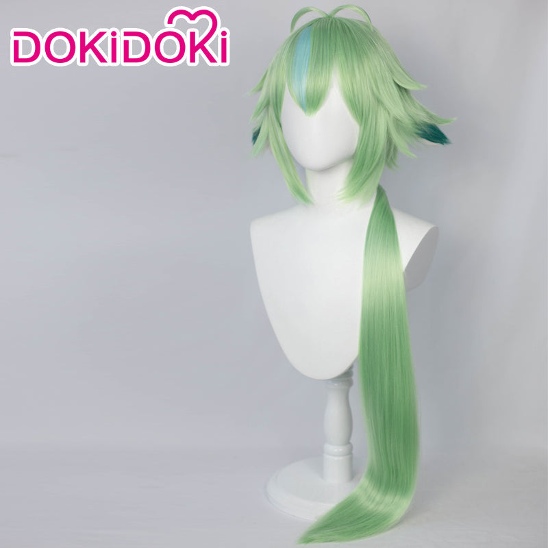 【Ready For Ship】DokiDoki Game Genshin Impact Cosplay  Sucrose   Wig Long Green