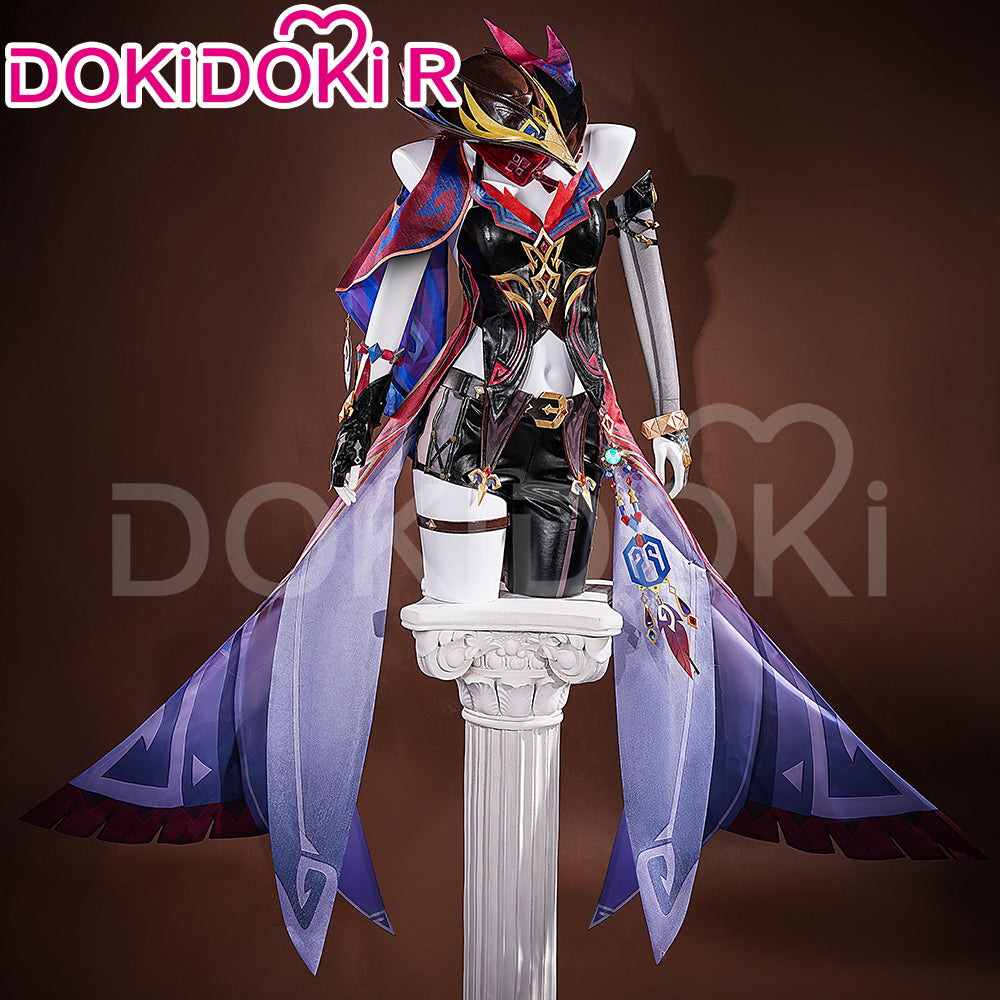 【Size XS-2XL】DokiDoki-R Game Genshin Impact Cosplay Chasca Costume Natlan