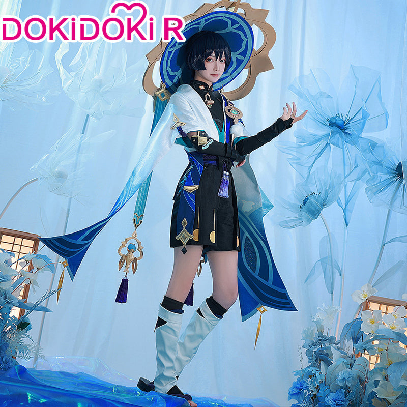 【Partially Ready For Ship】【Size S-2XL】DokiDoki-R Game Genshin Impact Cosplay Scaramouche Costume / Shoes Wanderer