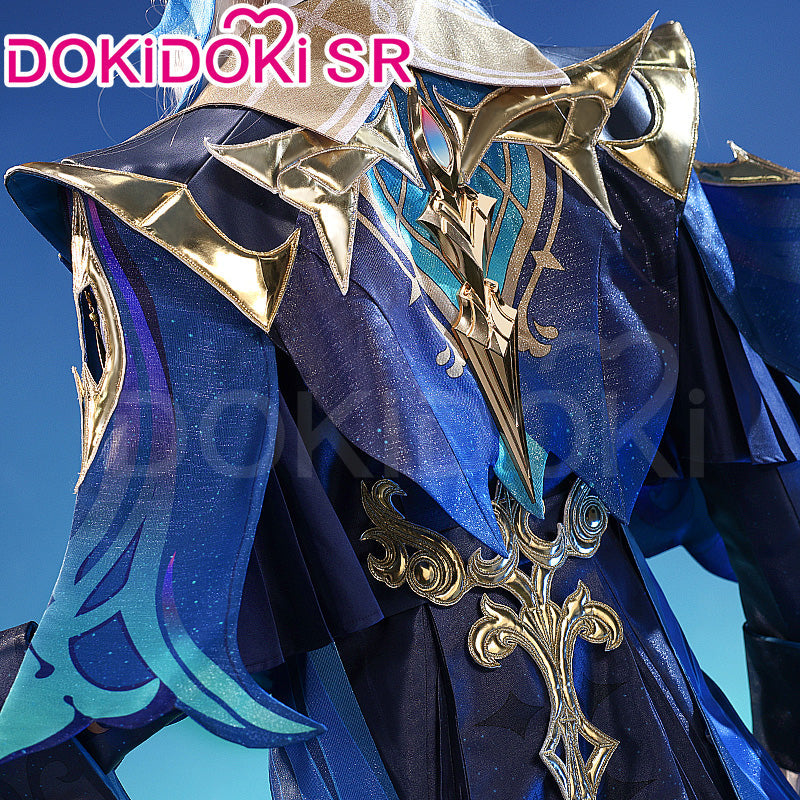 【US/EU LOCAL SHIPPING】【Size S-2XL】DokiDoki-SR Game Genshin Impact Cosplay Neuvillette Costume Fontaine