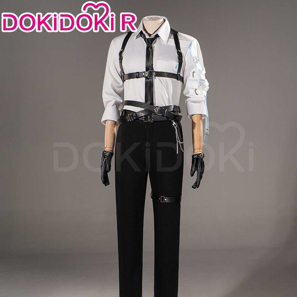 【Partially Ready For Ship】【Size XS-2XL】DokiDoki-R Game Love and Deepspace Cosplay Rafayel / Xavier / Zayne / Sylus / Caleb Total Lockdown Shirt Suit Belt Set Precise Control