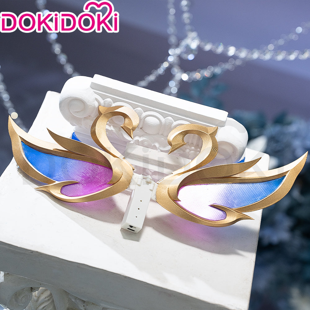 【Movable】DokiDoki Game Genshin Impact Cosplay Odette Prop Swan Wings Snezhnaya