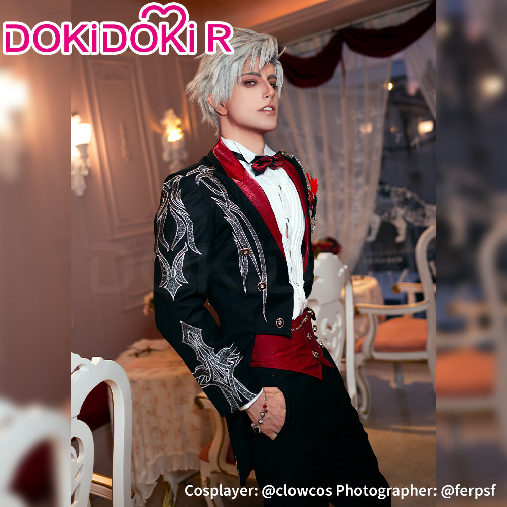 【Size XS-2XL】DokiDoki-R Game Love And Deepspace Cosplay Sylus Costume Heart Dominion Wedding Suit