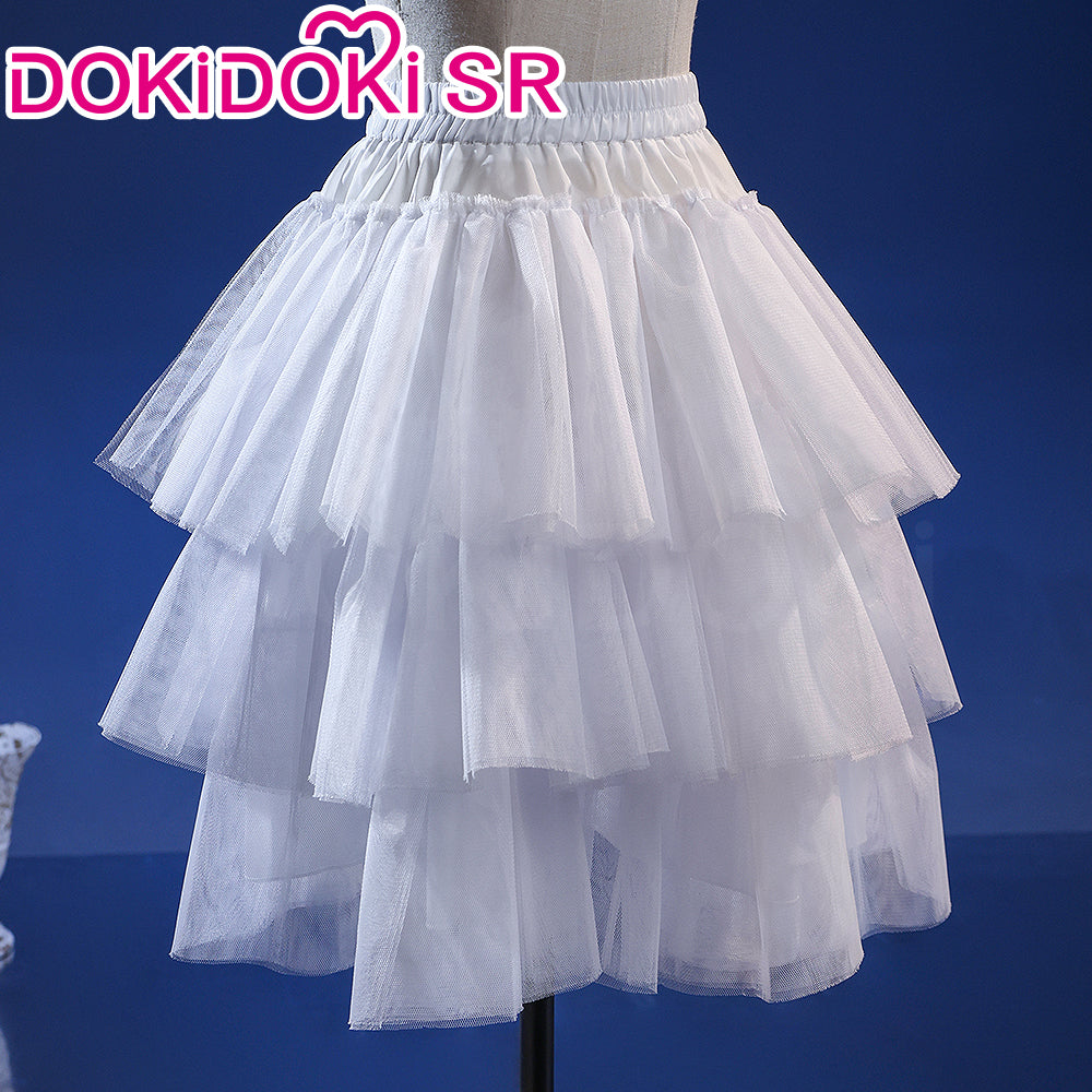 【2 Versions】【Size S-3XL】DokiDoki-SR Game Genshin Impact Cosplay Tsaritsa Costume / Petticoat Anastasya Feodorovna Snezhnaya Sudden Snow