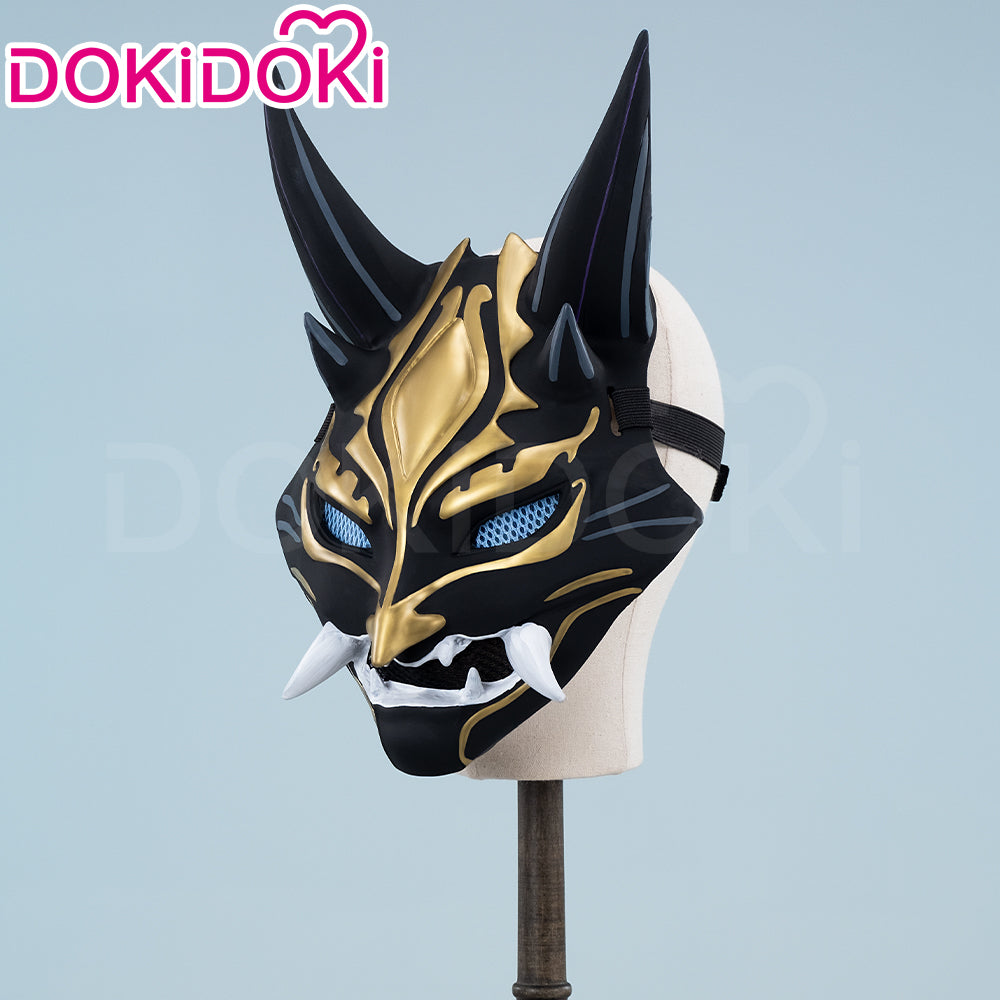 DokiDoki Game Genshin Impact Cosplay Xiao Mask PVC Resin