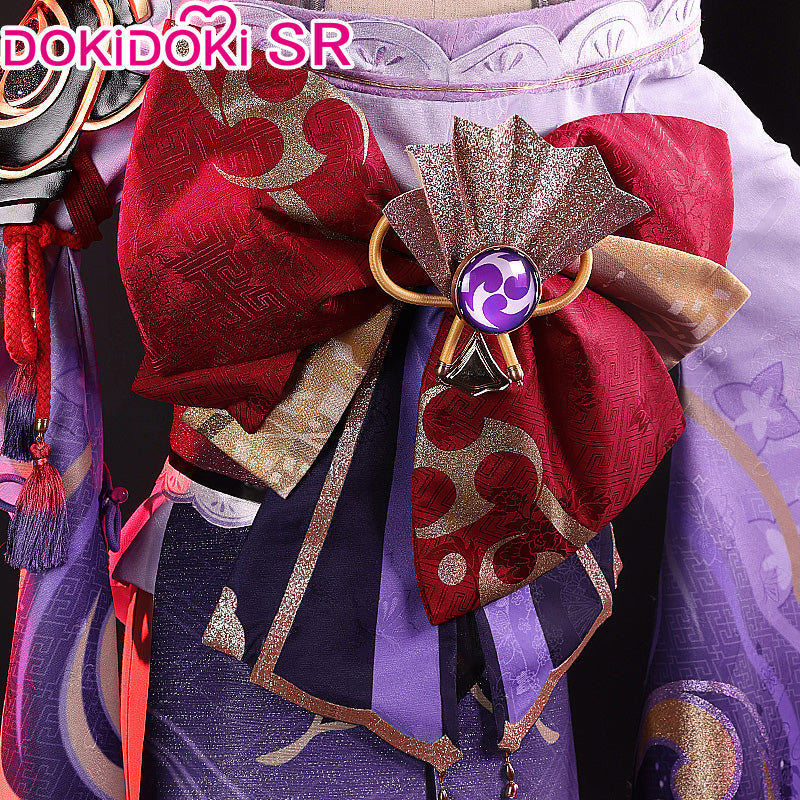 【Ready For Ship】【Size S-2XL】DokiDoki-SR Game Genshin Impact  Raiden Shogun  Cosplay Costume Baal / Shoes Halloween