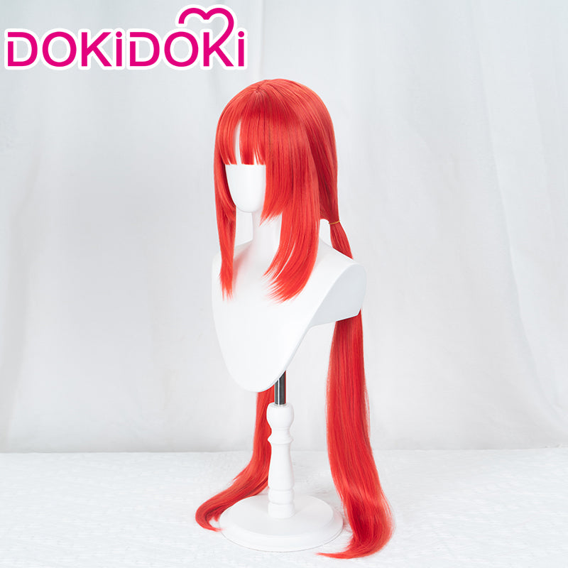 【Ready For Ship】DokiDoki Game Genshin Impact Wig Cosplay Nilou Sumeru Long Red
