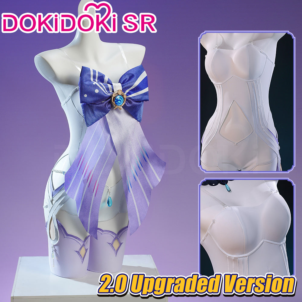 【Partially Ready For Ship】DokiDoki-SR Game Genshin Impact Sangonomiya Kokomi  Cosplay Costume Women