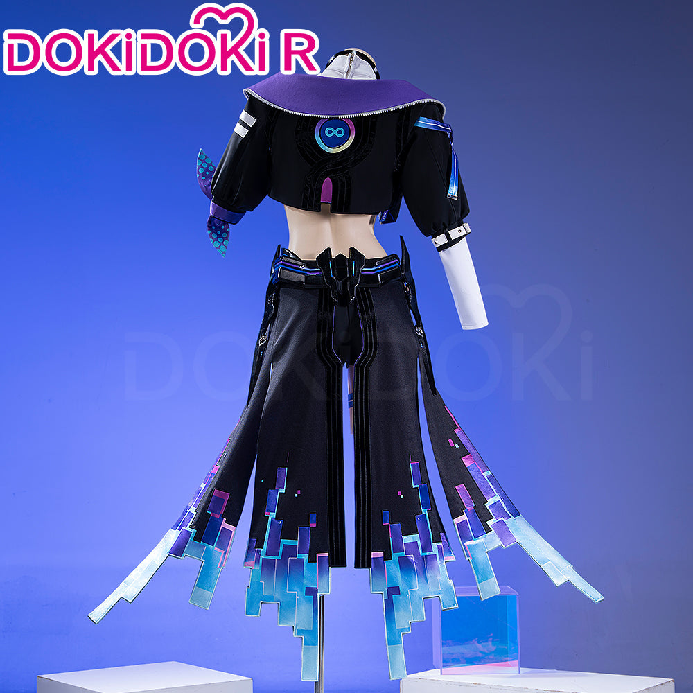 【In Stock】【Size XS-3XL】DokiDoki-R Game Honkai: Star Rail Cosplay Silver Wolf Costume LV.999 SP Planarcadia