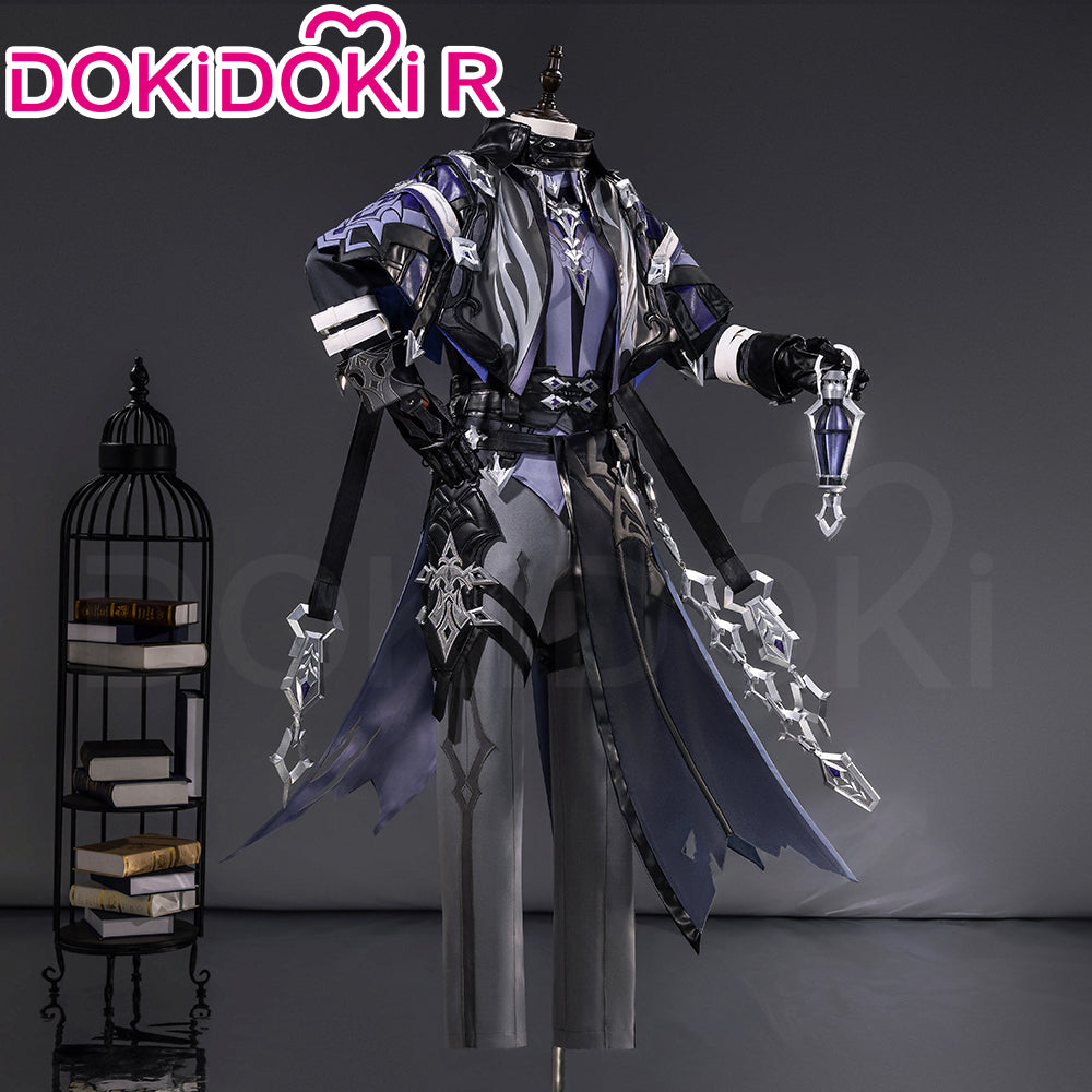 【 Ready For Ship】【Size S-2XL】DokiDoki-R Game Genshin Impact Cosplay Flins Costume Song of the Welkin Moon Kyryll Chudomirovich Flins Nod Krai