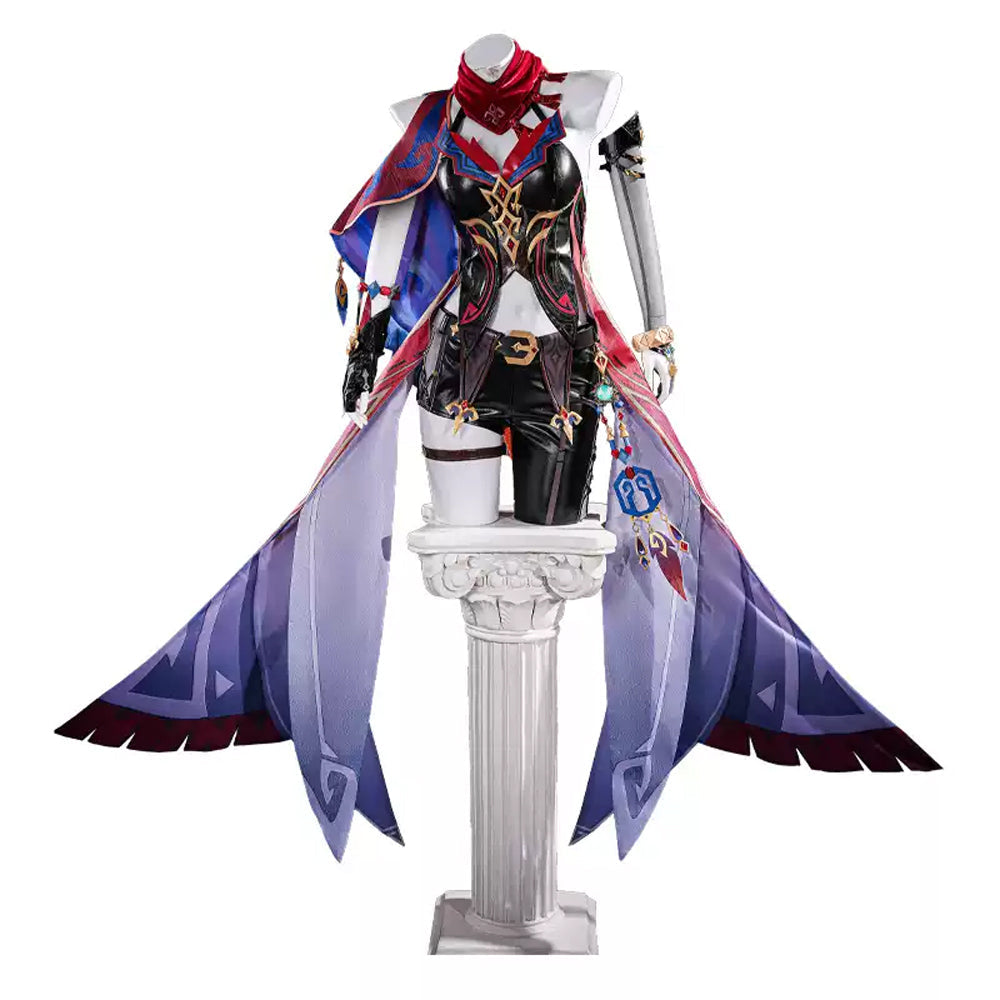 【Size XS-2XL】DokiDoki-R Game Genshin Impact Cosplay Chasca Costume Natlan