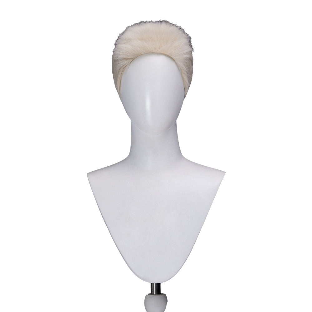 【Ready For Ship】DokiDoki Anime GACHIAKUTA Cosplay Semiu Grier Wig Short White Hair Semyu Guraia