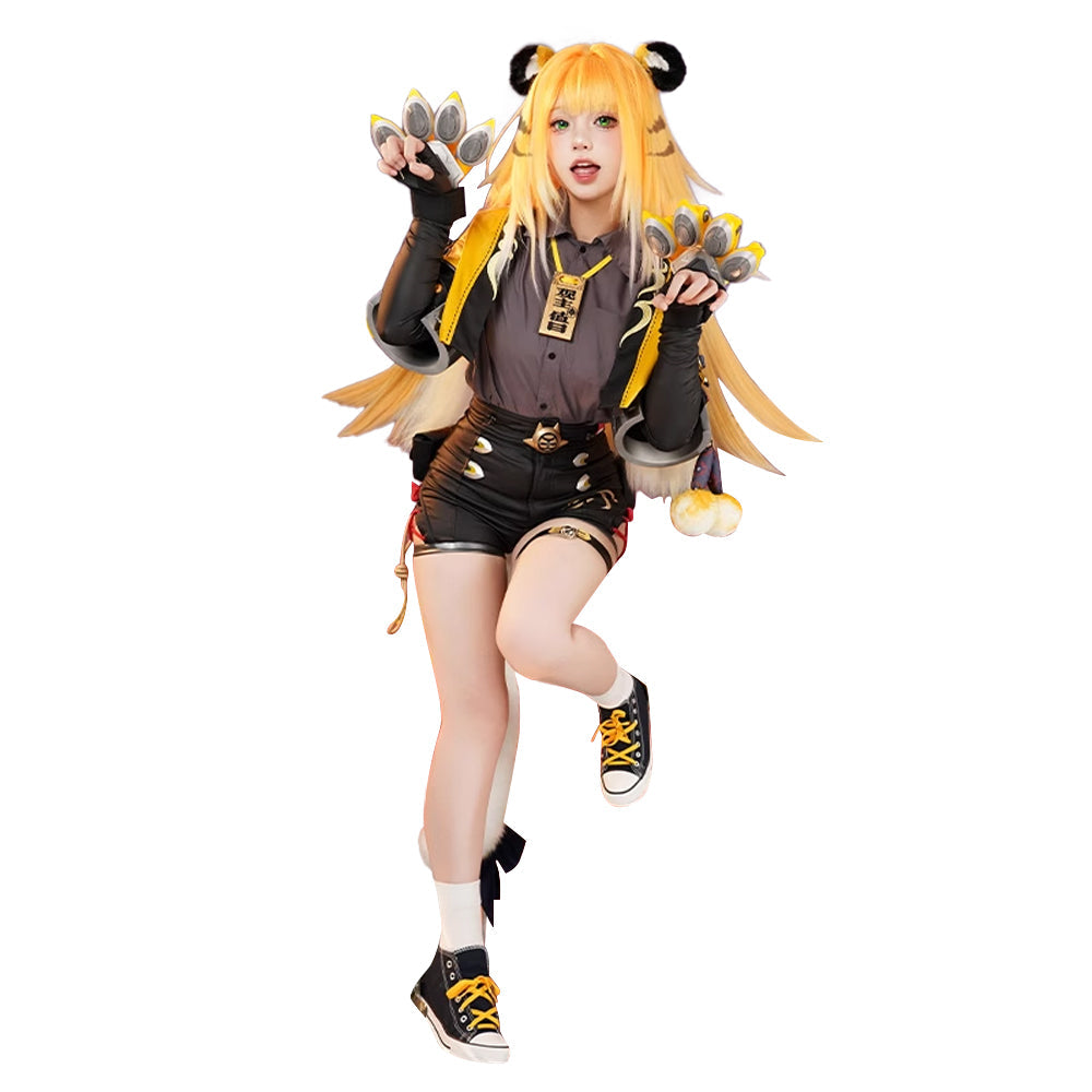 【In Stock】DokiDoki-R Game Zenless Zone Zero Cosplay JuFufu Costume / Tail / Ears Ju Fu Fu ZZZ