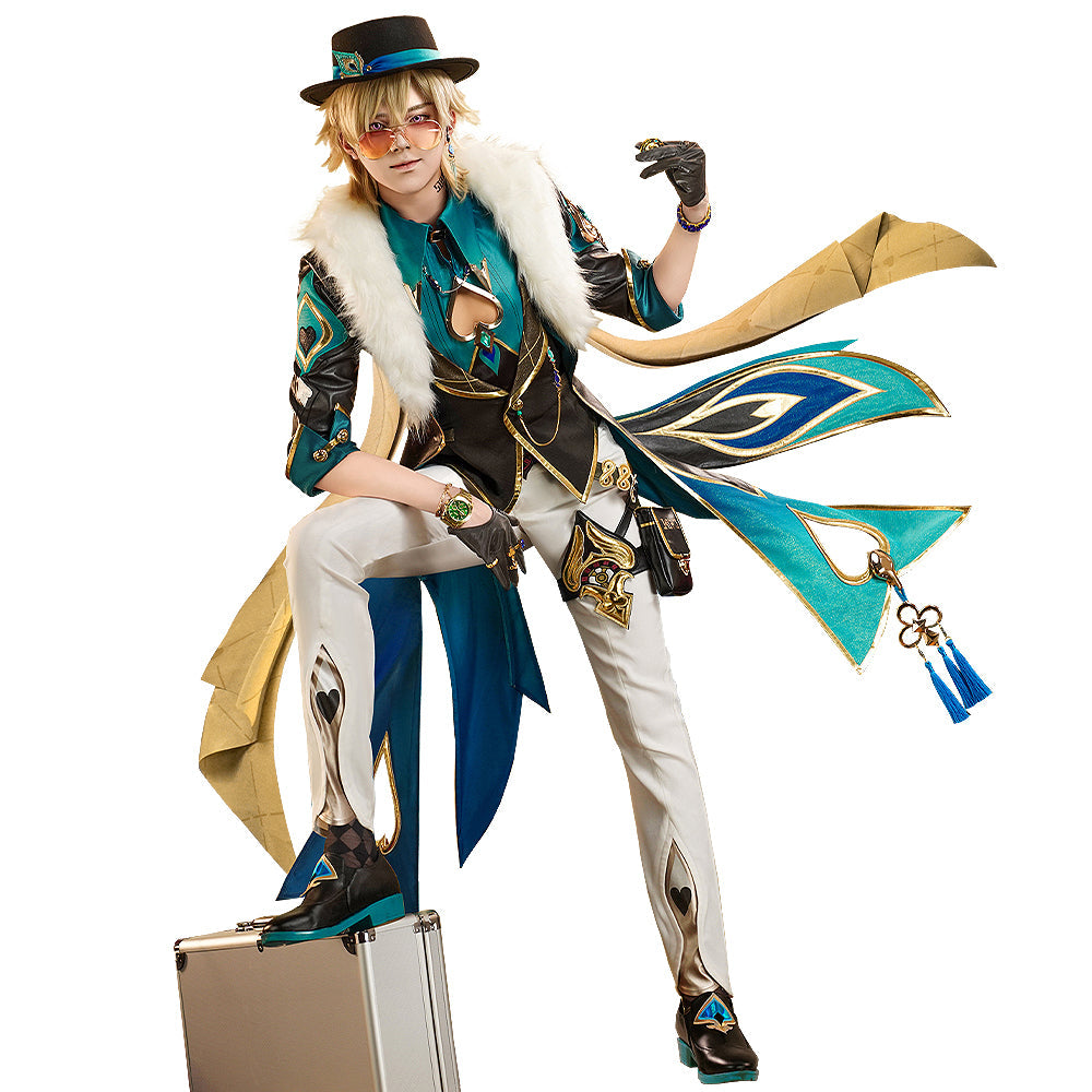 【US/EU LOCAL SHIPPING 】DokiDoki-SR Game Honkai: Star Rail Cosplay Aventurine Costume Shajin