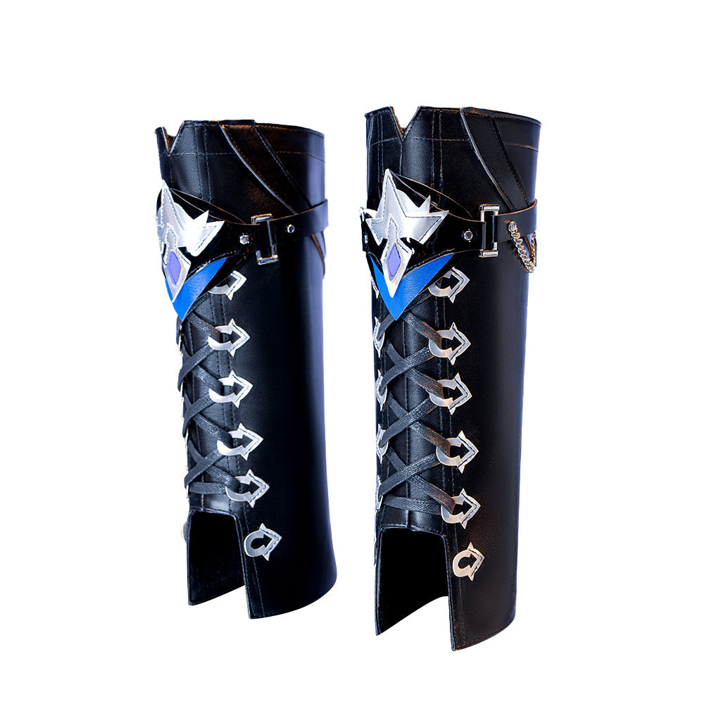 DokiDoki Game Genshin Impact Cosplay Flins Shoes Cover Only Kyryll Chudomirovich Flins Song of the Welkin Moon Nod Krai