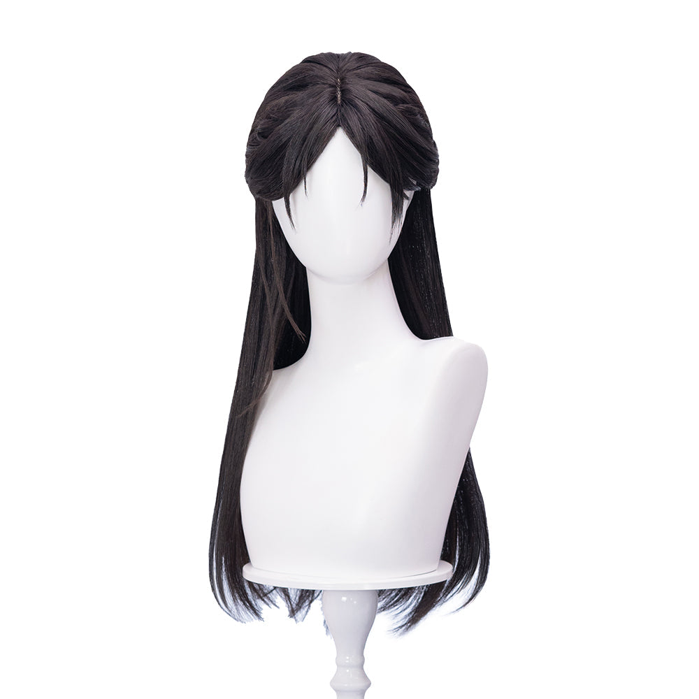 【Partially Ready For Ship】DokiDoki Game Love And Deepspace Cosplay Protagonist MC Wedding Wig / Veil / Headwear Xavier / Sylus / Zayne / Rafayel / Caleb  Black Hair Buns