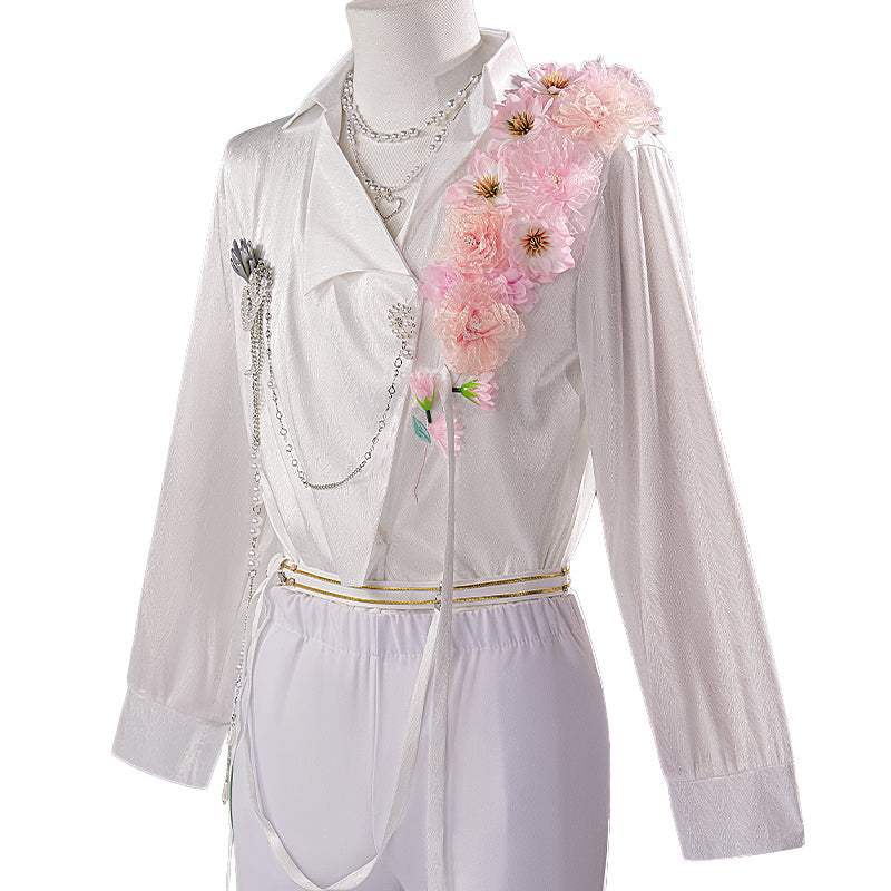 【In Stock】【Size M-3XL】 DokiDoki-N Game Love And Deepspace Cosplay Sylus / Xavier / Zayne / Rafayel  / Caleb Costume Spring and Flowers Tops Only