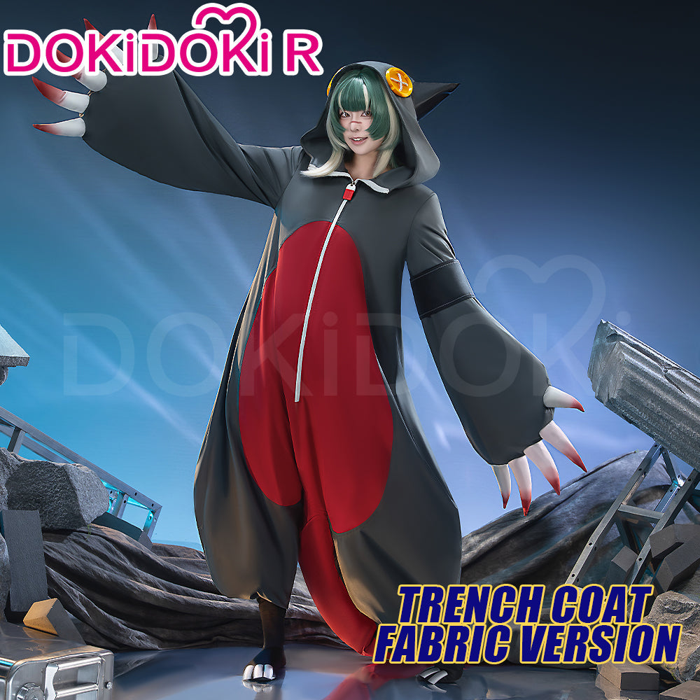 【Partially Ready For Ship】【Size S-3XL】DokiDoki-R Anime GACHIAKUTA Cosplay Guita Costume Cute Pajamas With Shoes Fleece / Trench Coat Fabric Version Halloween