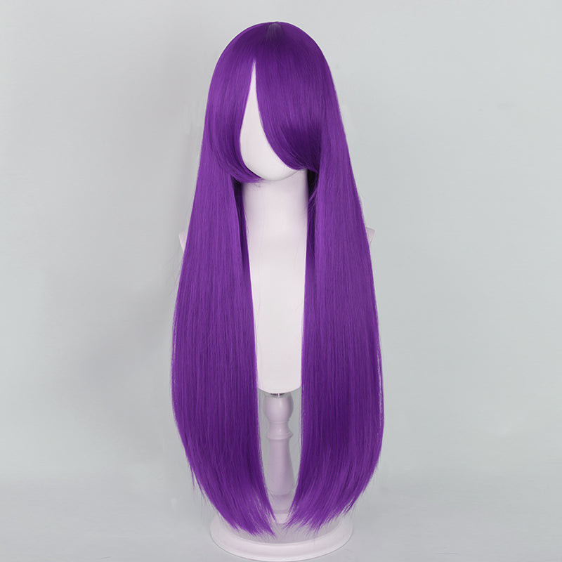 【Last Batch】【Ready For Ship】【Matte Wig】Dokidoki Universal Wig Pink/Red/Blond/Orange/Blue/Green/Purple/White 80 CM Long Straight Wig