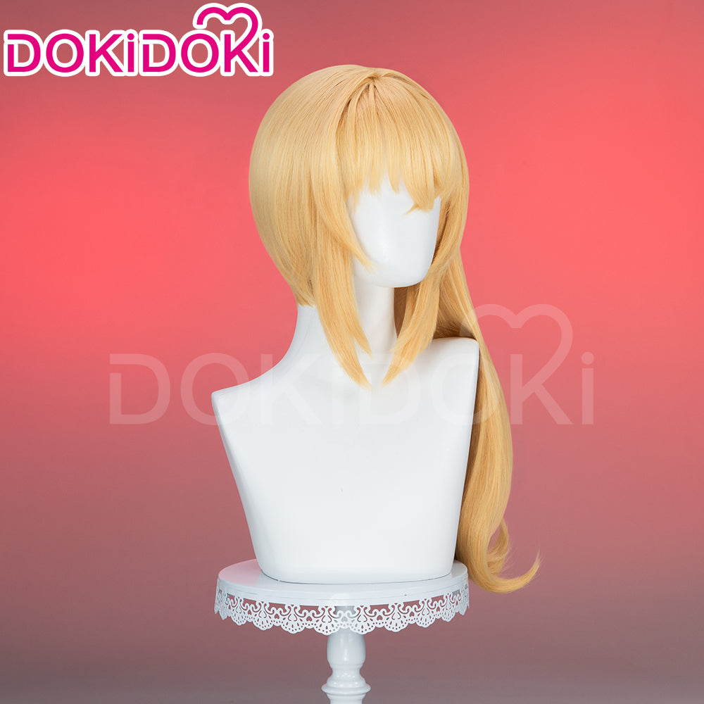 【Ready For Ship】DokiDoki Game Zenless Zone Zero Cosplay Lucy Wig Long Curly Orange Hair