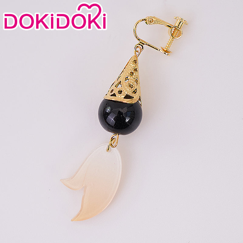 【Partially Ready For Ship】DokiDoki Game Genshin Impact Cosplay Traveler Aether Wig / Earring Long Blonde Hair Kong As Heaven and Earth Are Made Anew