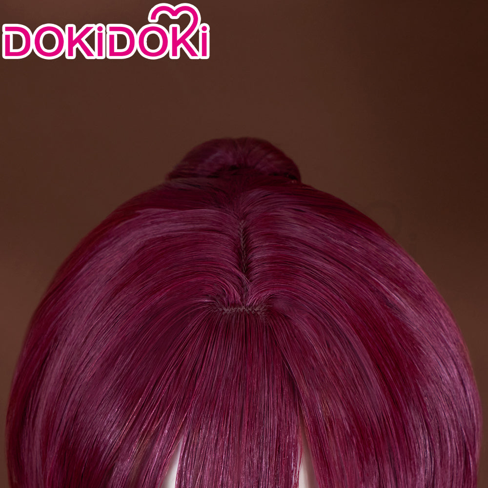 【Ready For Ship】DokiDoki Game Honkai: Star Rail Cosplay Kafka Wig Long Straight Purple Hair / Glasses / Earrings / Ring