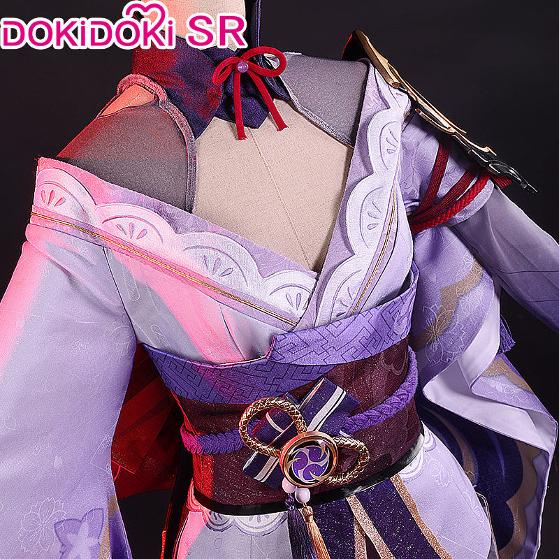 【Ready For Ship】【Size S-2XL】DokiDoki-SR Game Genshin Impact  Raiden Shogun  Cosplay Costume Baal / Shoes Halloween
