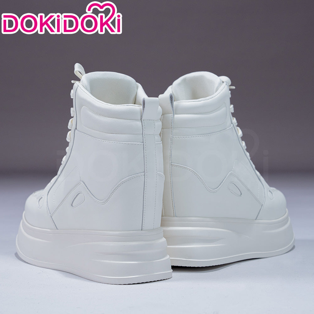 【12CM】DokiDoki Height Increasing Shoes / Elevator Shoes White Thick-Soled
