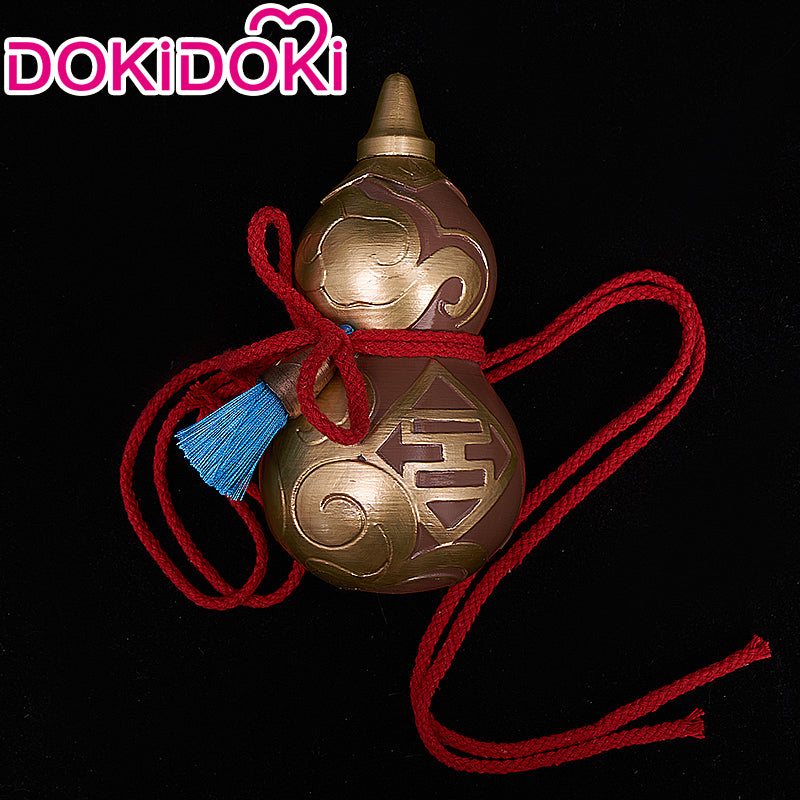 【Ready For Ship】DokiDoki Game Honkai: Star Rail Cosplay Bailu Wig/ Horn/Necklace/Hair Accessories  Long Straight Purple Hair