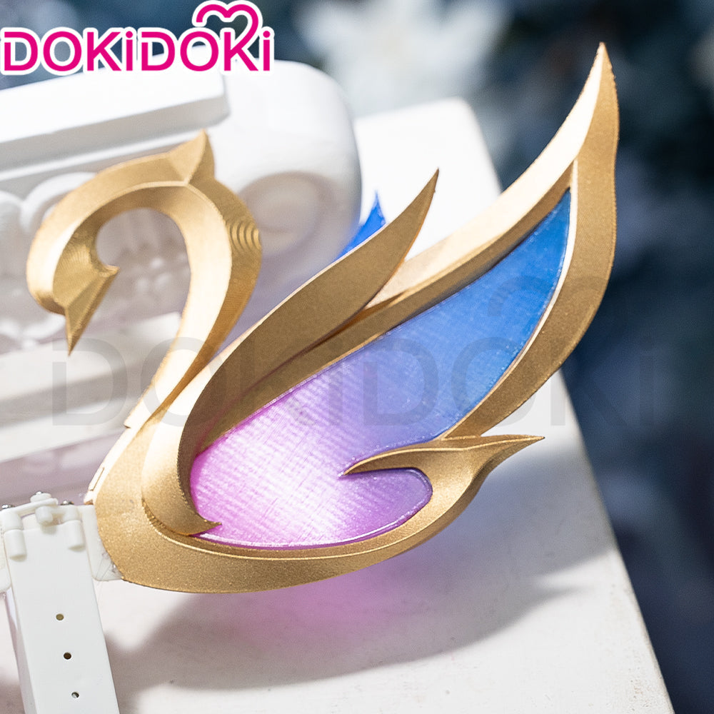 【Movable】DokiDoki Game Genshin Impact Cosplay Odette Prop Swan Wings Snezhnaya