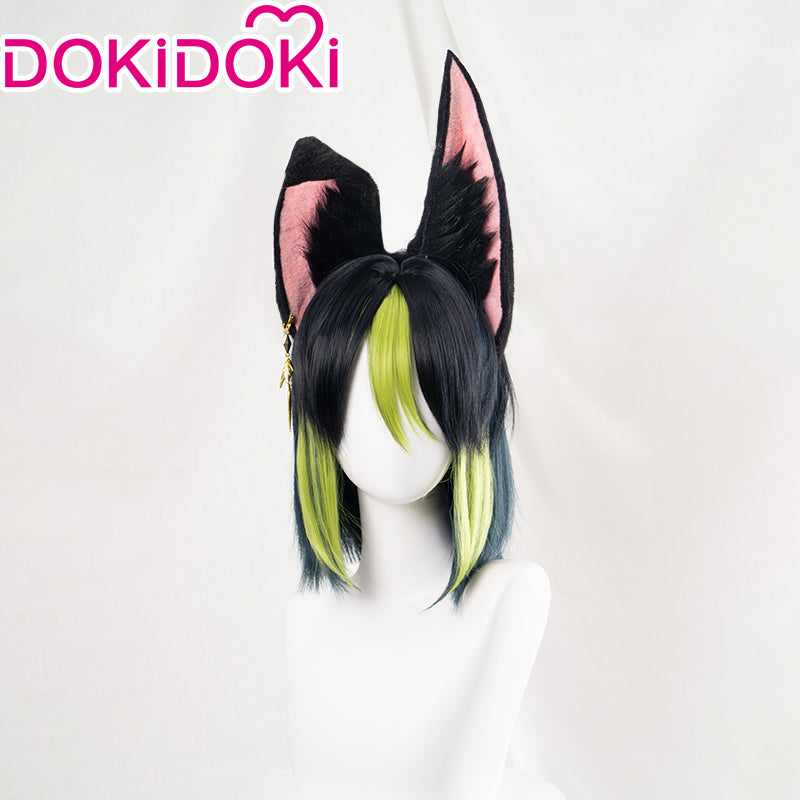 【Ready For Ship】DokiDoki Game Genshin Impact Wig Cosplay Tighnari Cosplay Wig Sumeru Short