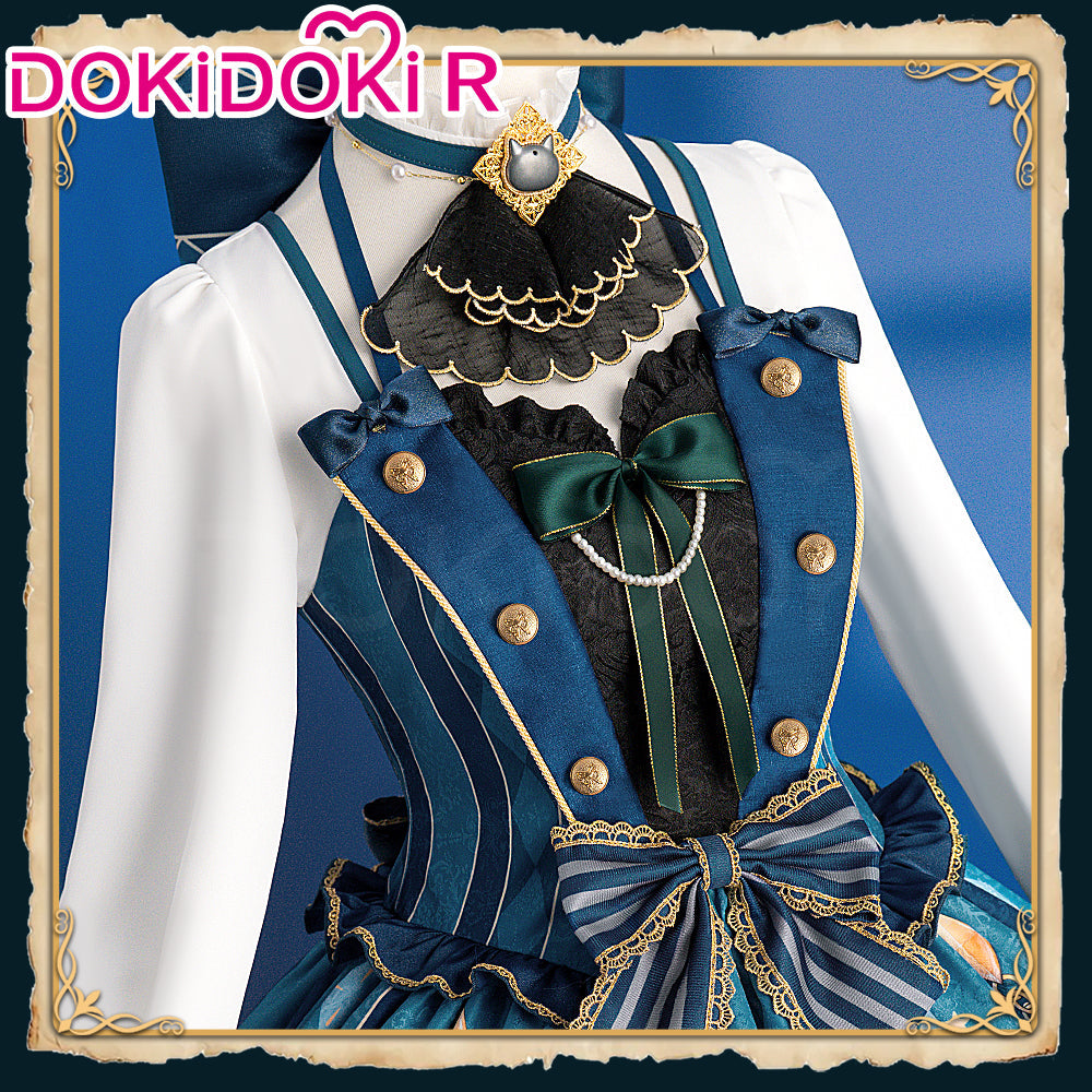 【In Stock】【Size S-2XL】DokiDoki-R Game Genshin Impact Cosplay Lynette Costume Seoul Cafe Collab