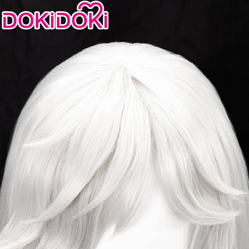 【Wig Ready For Ship】DokiDoki Game Genshin Impact Cyno Cosplay Long White Wig / Hat Sumeru