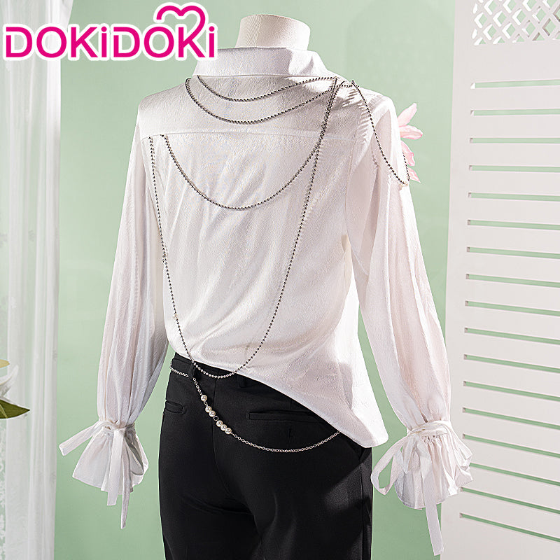 【In Stock】【Size M-3XL】 DokiDoki-N Game Love And Deepspace Cosplay Sylus / Xavier / Zayne / Rafayel  / Caleb Costume Spring and Flowers Tops Only