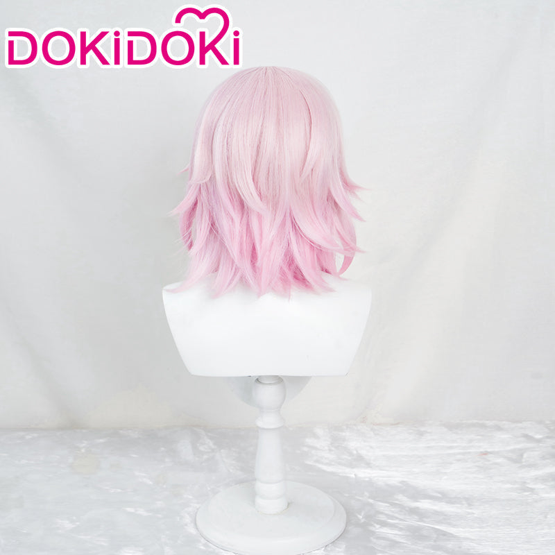 【Partially Ready For Ship】DokiDoki Game Honkai: Star Rail Cosplay March 7th  Wig / Earclip Short Pink Nascent Spring