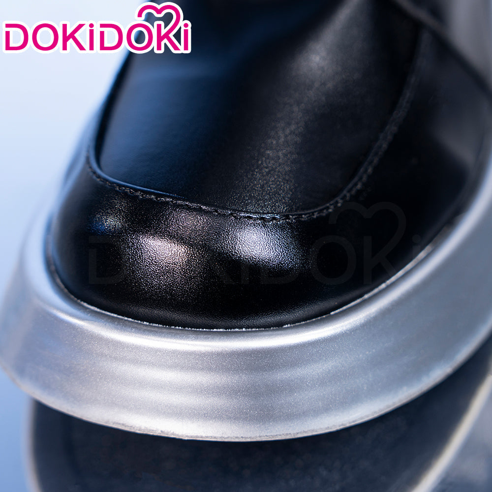 DokiDoki Game Genshin Impact Cosplay Traveler Aether Shoes Kong Night Hunt in Snow Snezhnaya