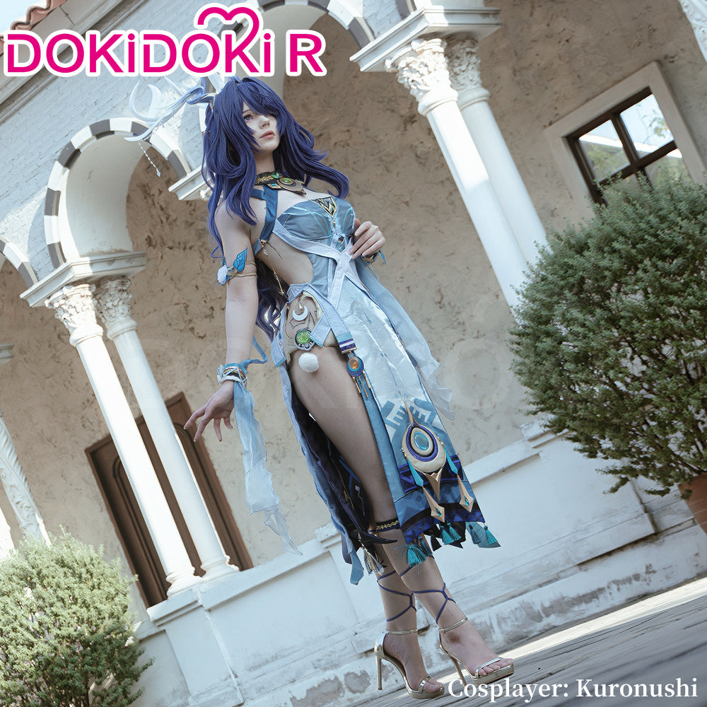 【Partially Ready For Ship】【Size XS-2XL】DokiDoki-R Game Genshin Impact Cosplay Lauma Costume Song of the Welkin Moon Nod Krai Halloween
