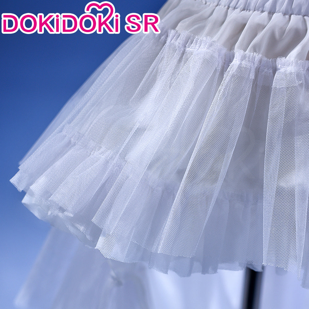 【2 Versions】【Size S-3XL】DokiDoki-SR Game Genshin Impact Cosplay Tsaritsa Costume / Petticoat Anastasya Feodorovna Snezhnaya Sudden Snow