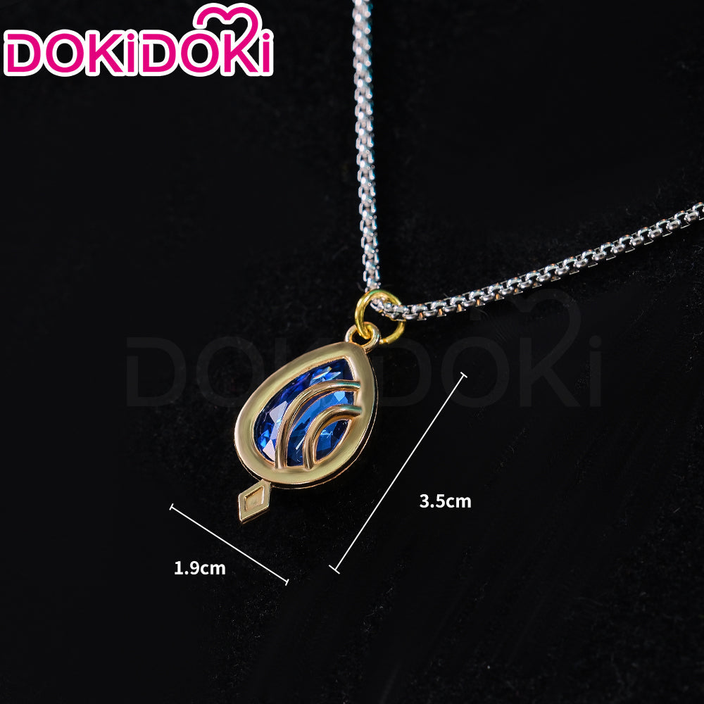【In Stock】DokiDoki Game Genshin Impact Cosplay Fontaine Focalors Furina/ Neuvillette  Necklace