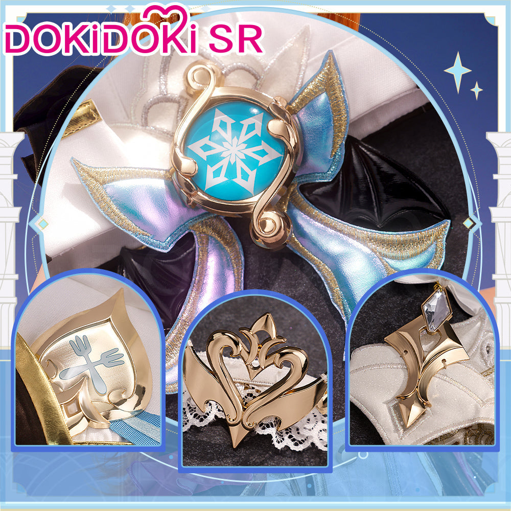 DokiDoki-SR Game Genshin Impact Cosplay Escoffier Costume Fontaine