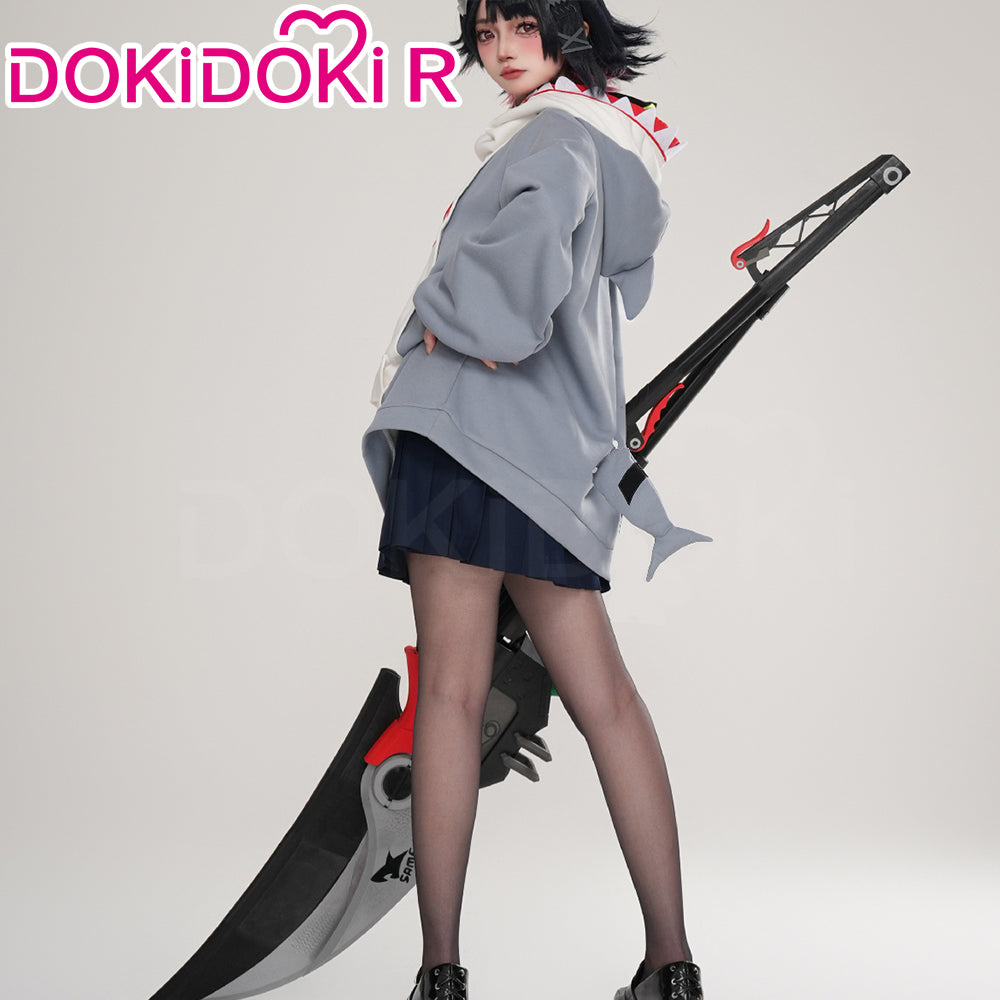 【Size S-2XL】DokiDoki-R Game Zenless Zone Zero Cosplay Bangboo Eous / Sharkboo Costume / Pnats Doujin Hoodie Coat Padded Jacket ZZZ Casual Wear