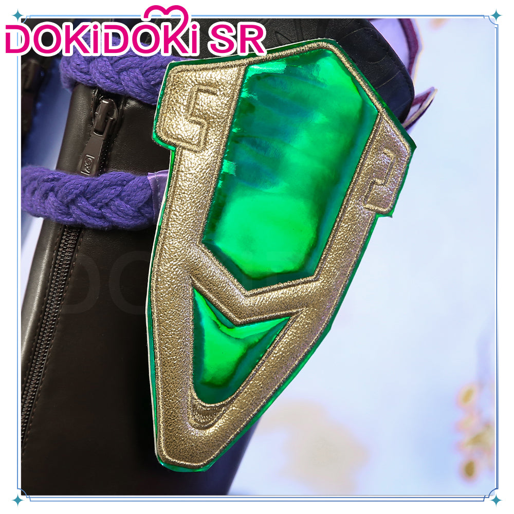 【Costume Ready For Ship】【Size S-2XL】DokiDoki-SR Game Genshin Impact  Cosplay Xiao Halloween Costume Men / Shoes