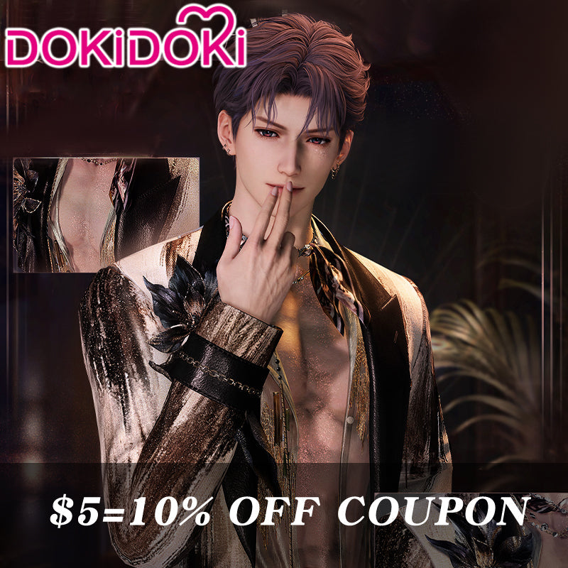 【POLL】$5 Deposit =10% OFF Coupon Love And Deepspace Cosplay Xavier: Bound by Starlight / Rafayel: Alluring Hues / Zayne: Past Midnight / Sylus: Nightly Duet / Caleb: Spoils of Night Costume DokiDoki&nbsp;