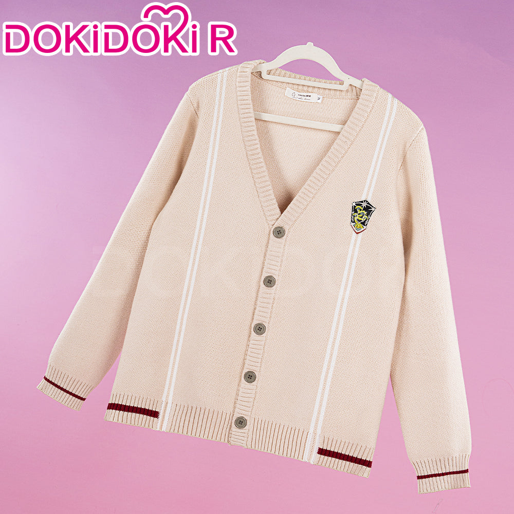 DokiDoki-R Game Love And Deepspace Cosplay Xavier Costume Starry Day Embroidered Cardigan Sweater