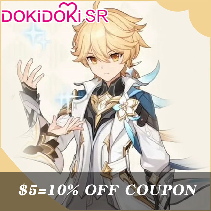 【Lumine Ver Confirmed】$5 Deposit =10% OFF Coupon DokiDoki-SR Game Genshin Impact Traveler Lumine / Traveler Sora Cosplay Costume As Heaven and Earth Are Made Anew Ying / Aether Kong