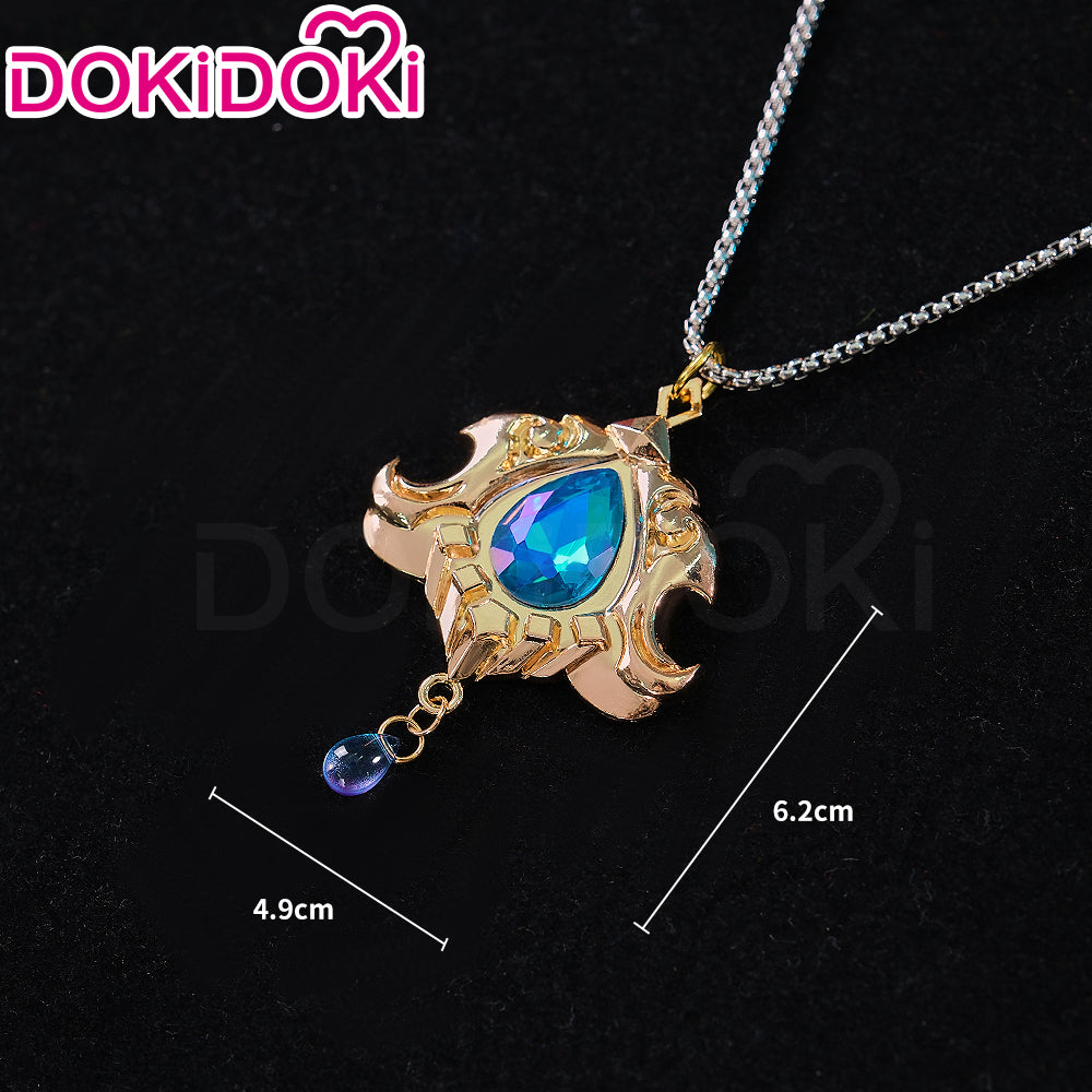 【In Stock】DokiDoki Game Genshin Impact Cosplay Fontaine Focalors Furina/ Neuvillette  Necklace